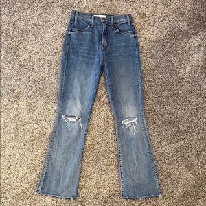 Mother the hustler ankle fray jeans